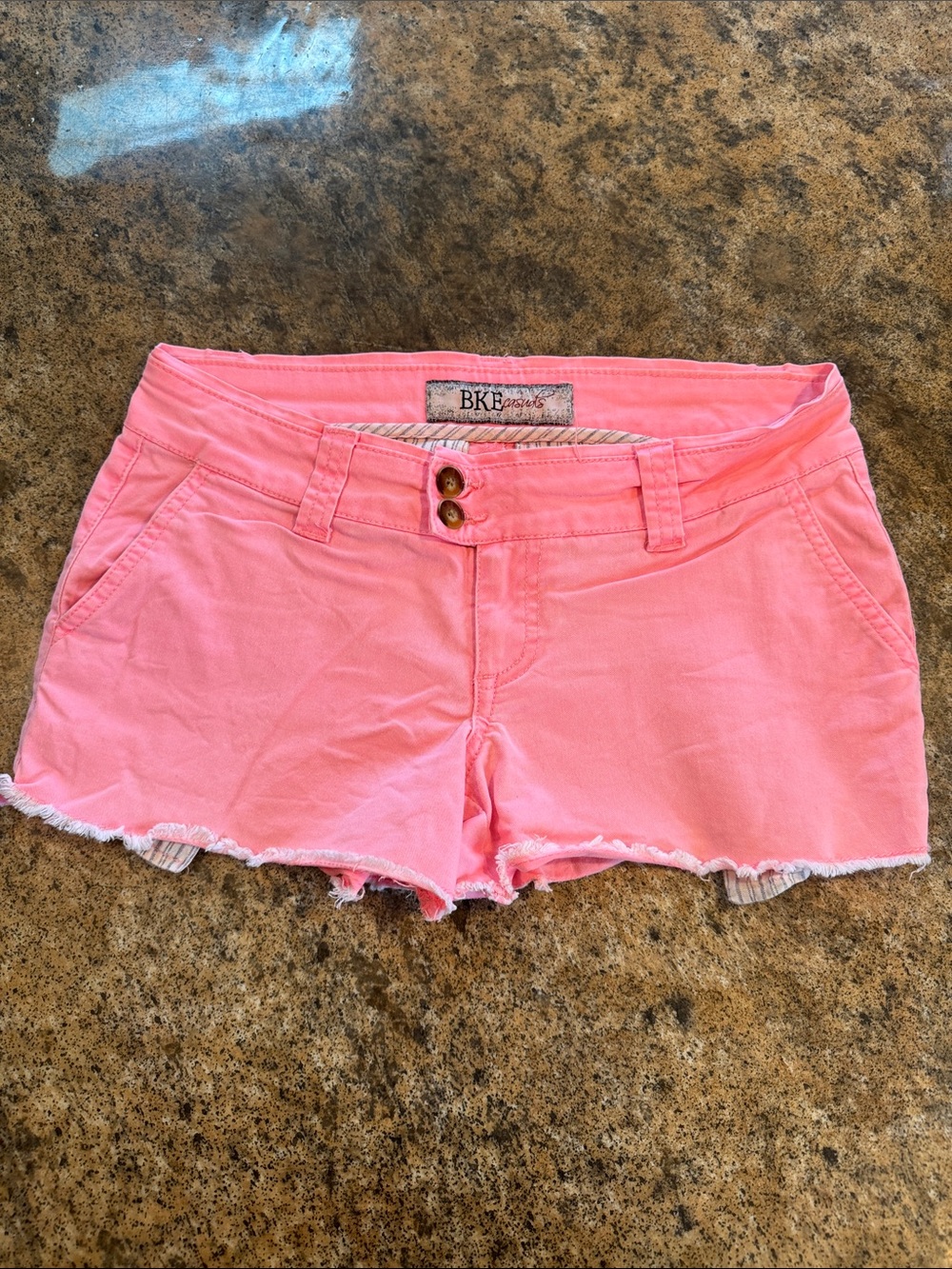BKE casuals Trey Pink Women's Denim Shorts